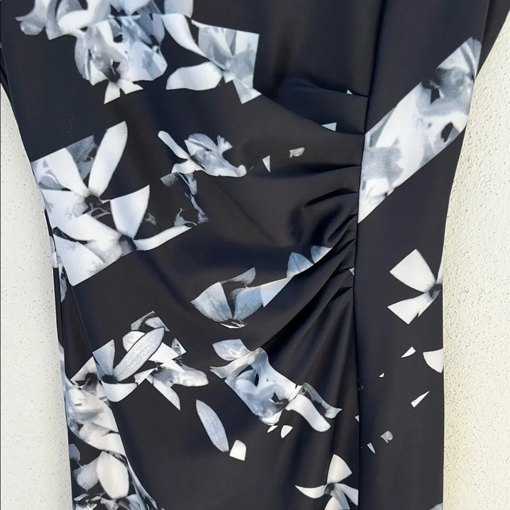 Karl Lagerfeld Black and White Sleeveless Sheath Dress - Picture 3 of 10